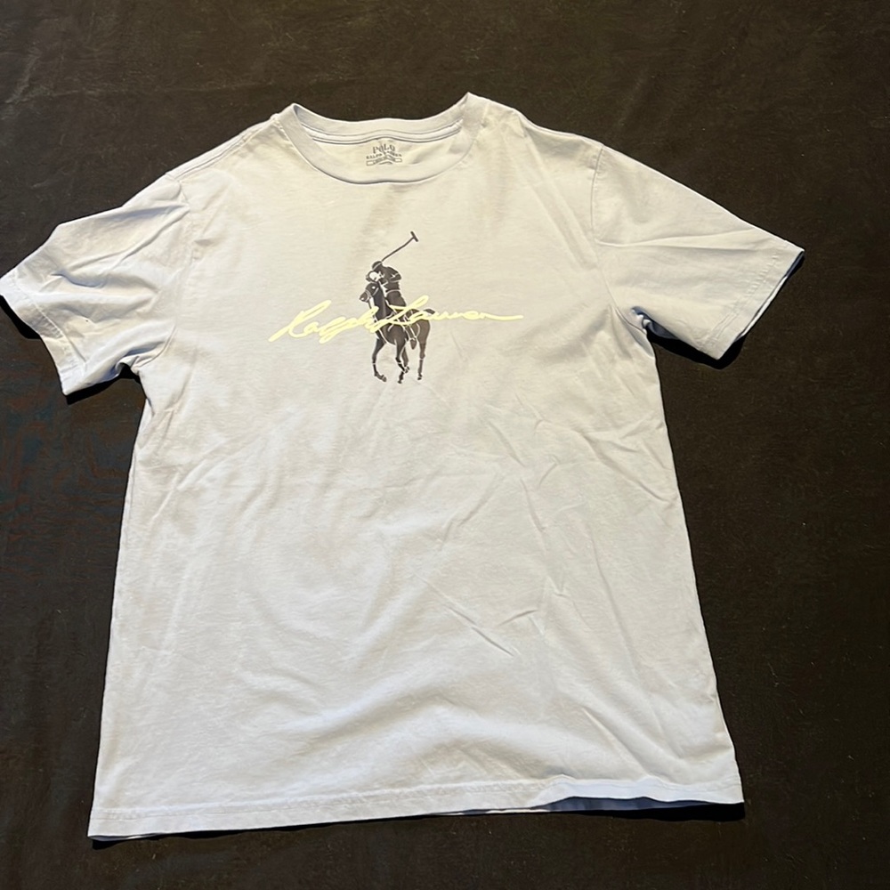 Polo Ralph Lauren Boys 14/16 pastel blue tee